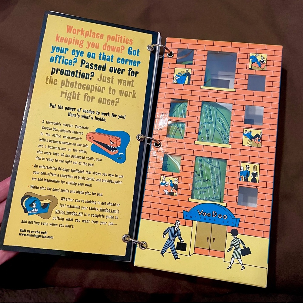 VOODOO LOU’s Office Voodoo Kit  Humorous Instruction Manual and Voodoo Doll Incl - Picture 12 of 14